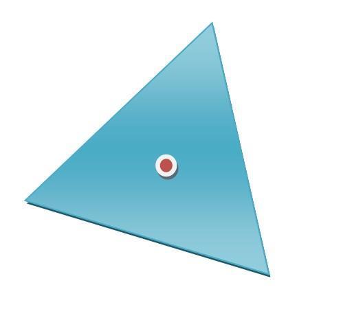 Wie berechnet man die Mitte eines Dreiecks?