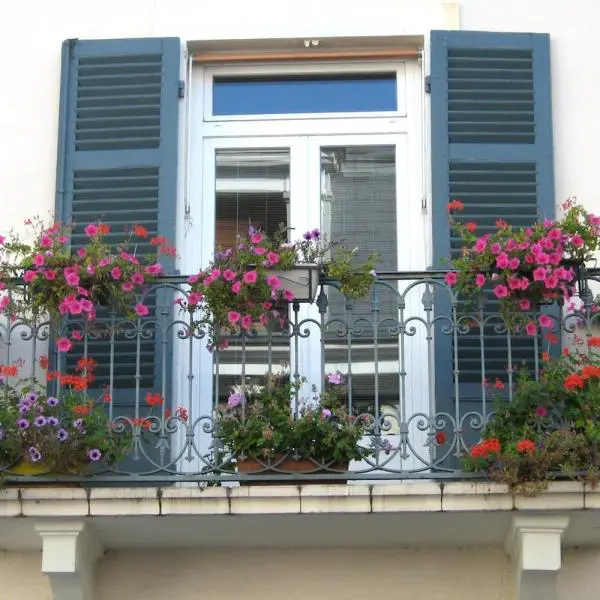 Wie man den Balkon mit Pflanzen schmückt