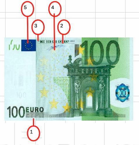 Wie erkennt man gefälschte Euro-Banknoten?