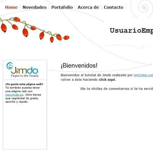 Wie man eine Webseite mit Jimdo macht