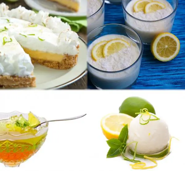 Dessert Rezepte mit Zitrone