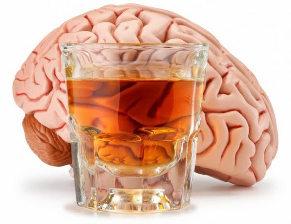 Wie Alkohol das Gehirn beeinflusst