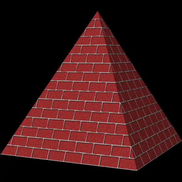 Wie berechnet man die Fläche der regulären Pyramide?