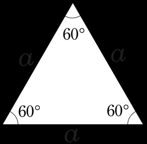 Wie berechnet man ein gleichseitiges Dreieck?