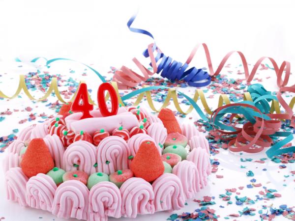 Wie kann ich meinen 40. Geburtstag feiern?