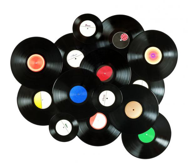 Wie mit Vinyl-Schallplatten zu dekorieren