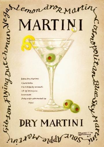 Wie man einen trockenen Martini zubereitet