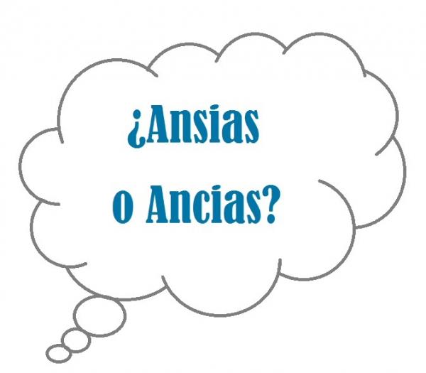 Wie schreibst du Anxias oder Ancias?