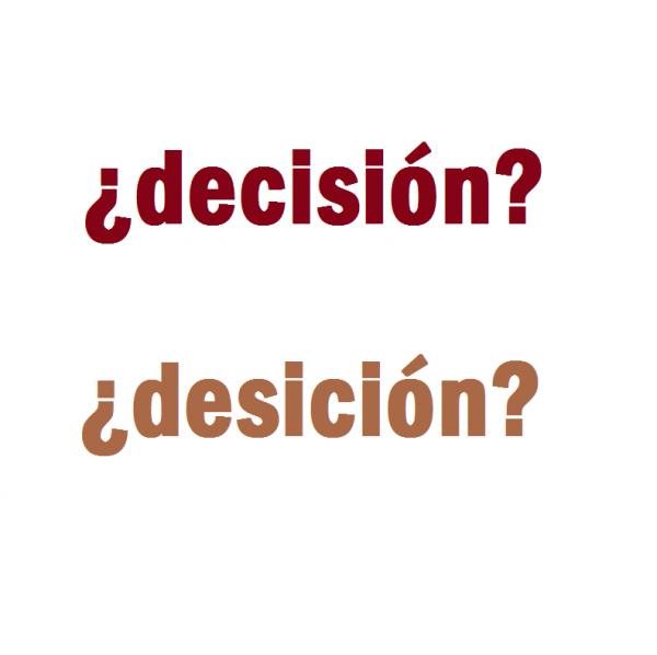 Wie schreibe ich Entscheidung oder Entscheidung?