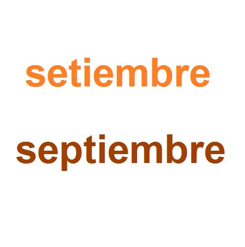 Wie schreibe ich September oder September?