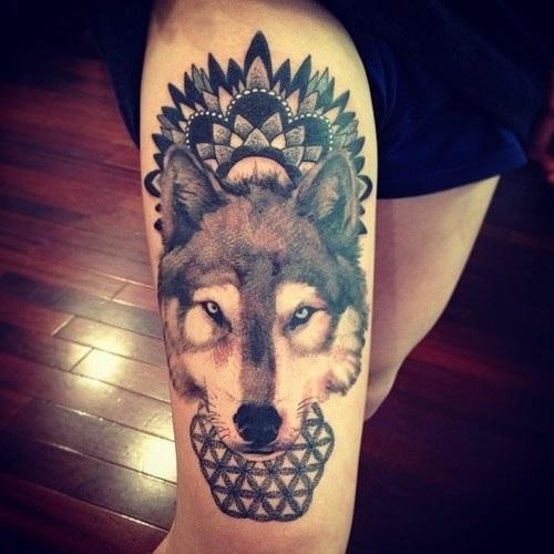 Was bedeutet Wolfs-Tattoos?