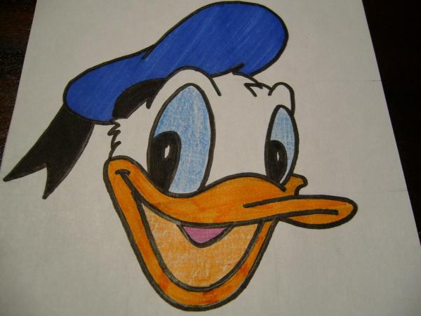 Wie Man Das Gesicht Von Donald Duck Zeichnet Einwie Com