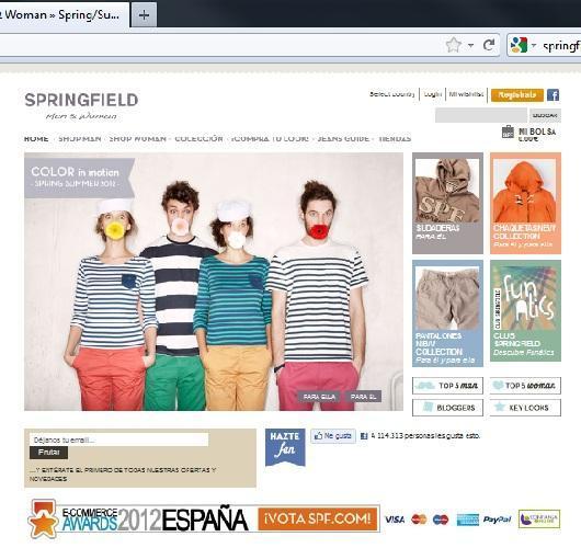 Wie man Kleidung online im Springfield kauft