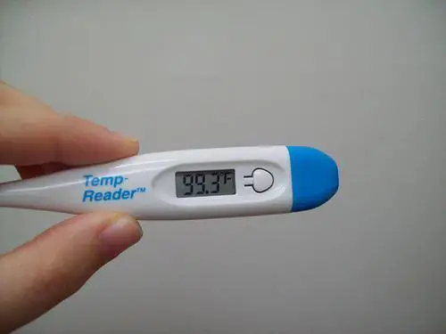Eine Körpertemperatur von 35,4 - 35,5 - 35,6 ist normal