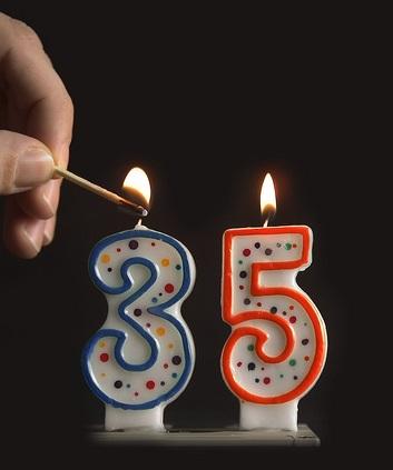 Wie kann ich meinen 35. Geburtstag feiern?