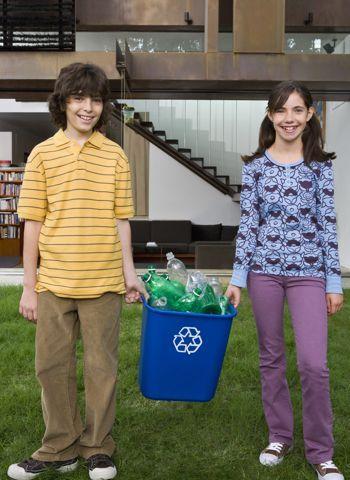 Wie man Kindern das Recycling beibringt