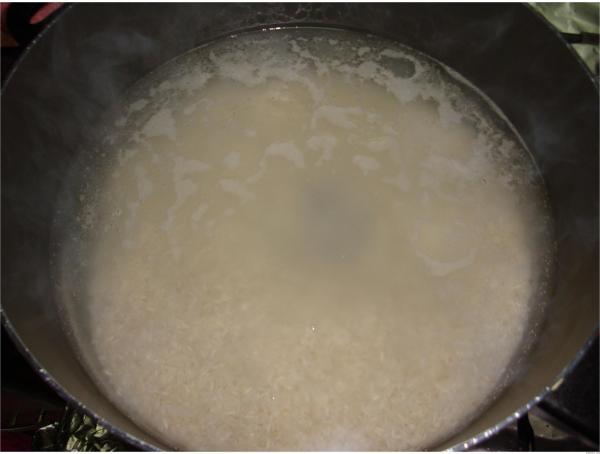 Wie man Kleber mit Reis macht