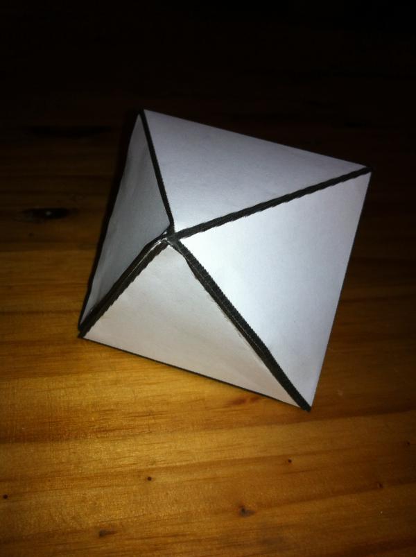 Wie man ein Oktaeder macht