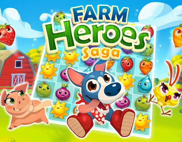 Wie spielt man Farm Heroes Saga?