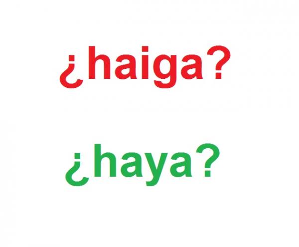 Wie schreibst du haya oder haiga?