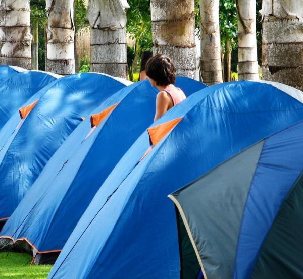Sicherheitsmaßnahmen für Camping