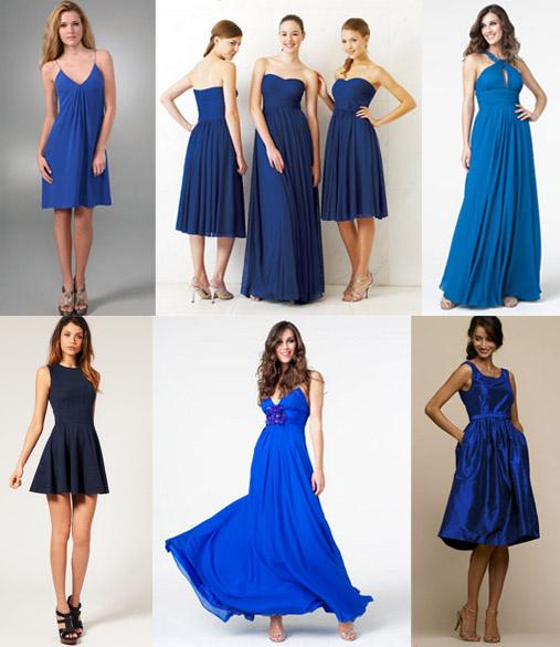 Welche Accessoires zu tragen mit einem komplett blauen Kleid