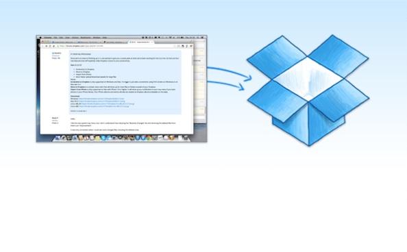 Wie man Screenshots in Dropbox teilt