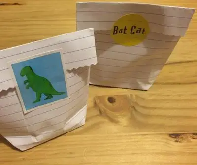 Wie man einfache Papiertüten für Kinder macht