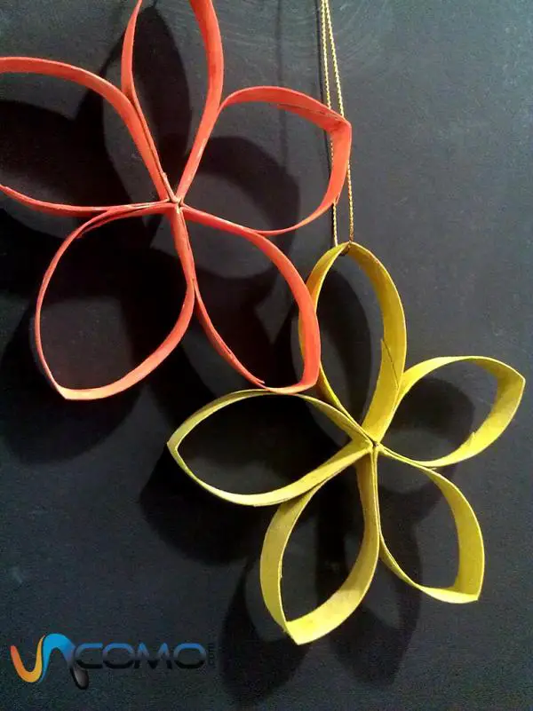 Wie man Blumen mit Klopapierröhren herstellt