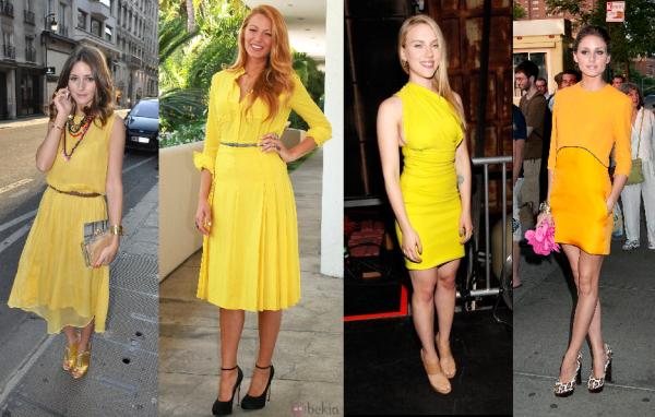 Welche Schuhe mit einem gelben Kleid zu kombinieren