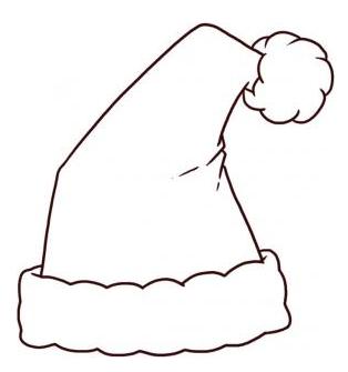 Wie man Weihnachtsmann-Hut zeichnet - Farbton