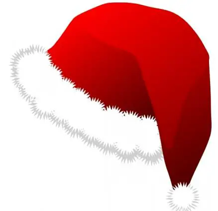 Weihnachtsmann-Hut-Vektor