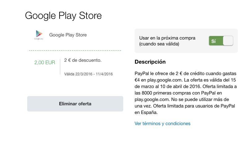 2 Euro kostenloses paypal google play