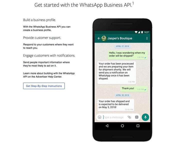 WhatsApp Business API