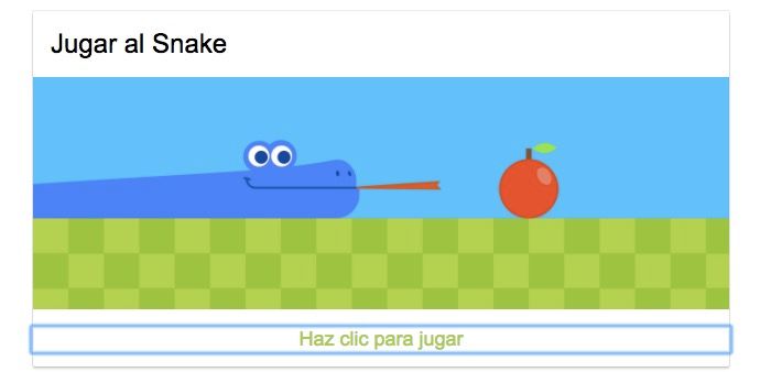 Aktivieren Sie das Google-Schlangenspiel
