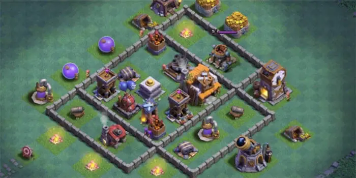 Actualizacion de la base del constructor de clash of clans