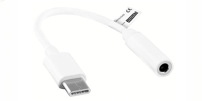 USB-C-Anschluss an die Buchse