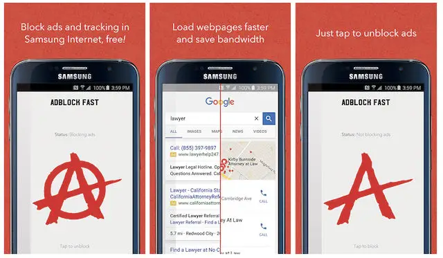 Adblock in Samsung-Browser