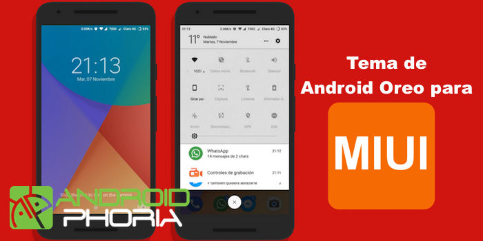 Android Oreo tema MIUI