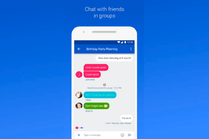 Google Messaging-Anwendung, Chat