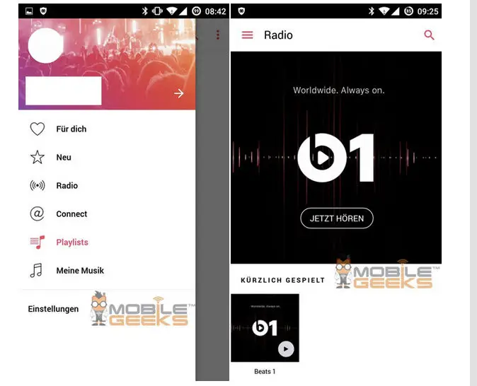 Apple Music für Android