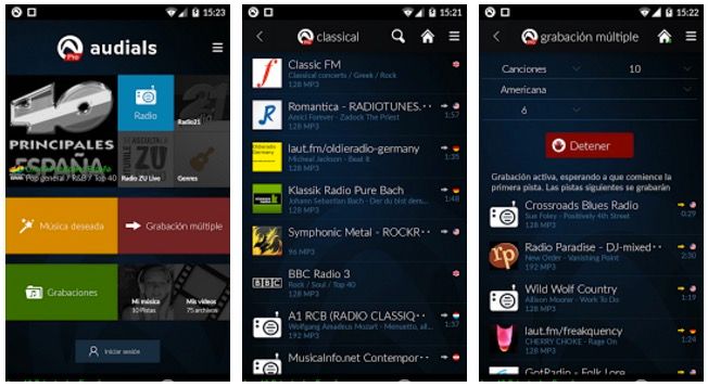 Audials für Android