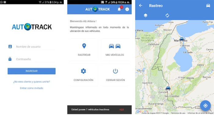 Autotrack GPS für Android