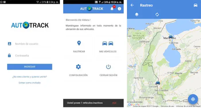 Autotrack GPS für Android