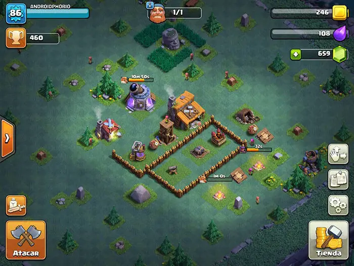 Clash of Clans Baustelle