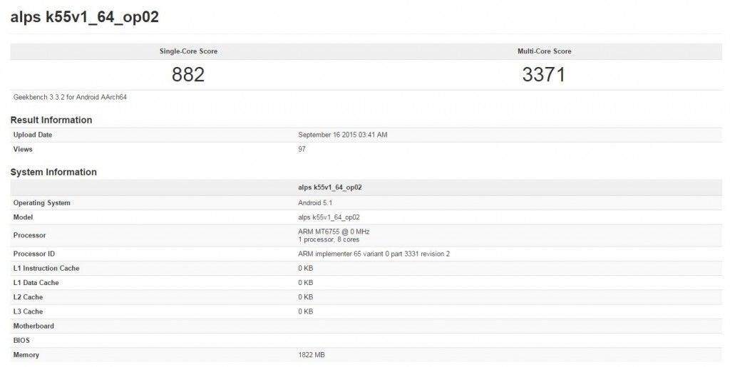 Benchmark für Helio P10