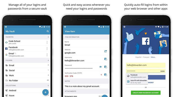 Bitwarden Password Manager Android-Kennwortmanager