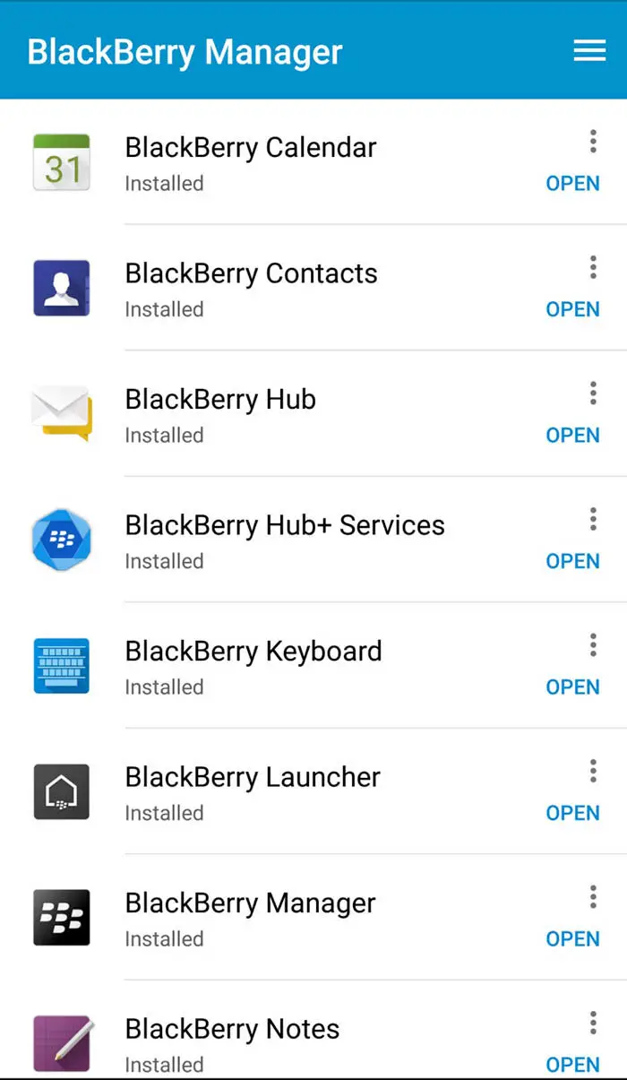 BlackBerry Manager