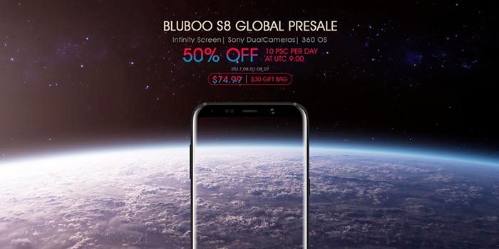 Bluboo S8 Vorverkauf