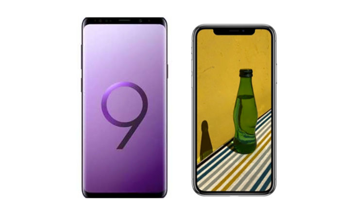 Galaxy S9 und S9 + Kameras vs iPhone X